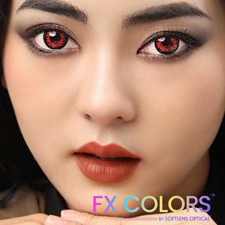 Blood Thirst Contact Lenses By Softlens Blood Thirst Contact Lenses By Softlens - Halloween Contact Lenses