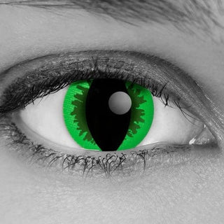 Green Reptile Contact Lenses - Gothika