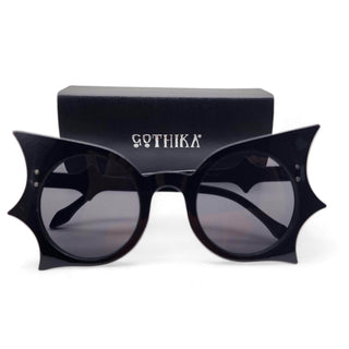 Dark Wing Sunglasses By Gothika With Carrying Coffin