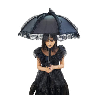 Gothic Victorian Hand Sewn Lace Parasol