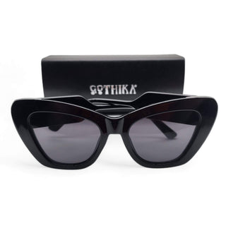 Oh My Goth Sunglasses By Gothika With Carrying Coffin