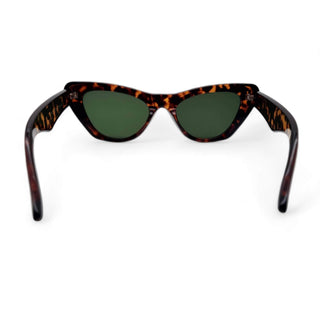 Cat’s Meow Tortoise Shell Sunglasses By Gothika With Carrying Coffin