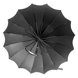 Gothic Rebel Black And Orange Halloweentown Dark Wing Pagoda Umbrella