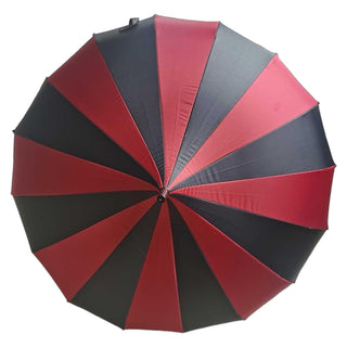 Gothic Rebel Dark Wing Black And Red Pagoda Umbrella