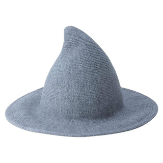 Modern Blue Gray Witch Hat By Gothic Rebel